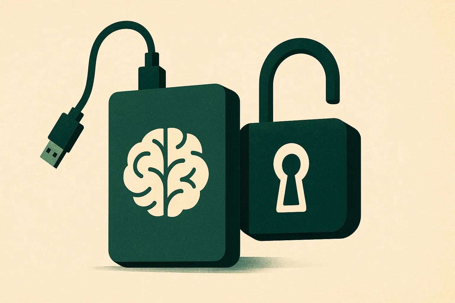 Generated editorial hero image for "Portable memory with no vendor lock-in